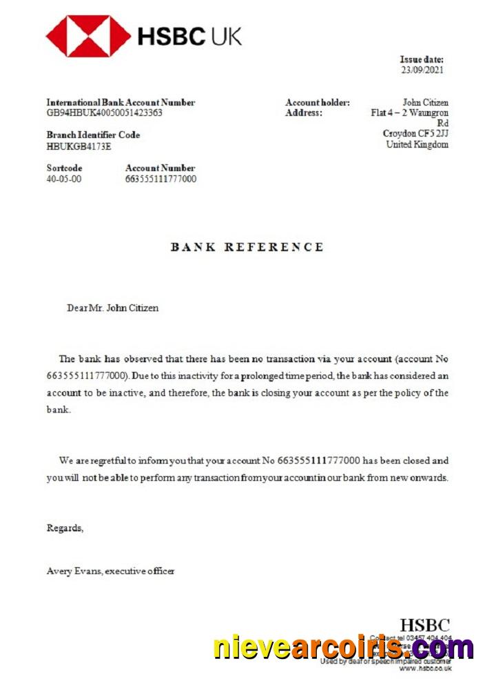 United Kingdom HSBC closure reference2